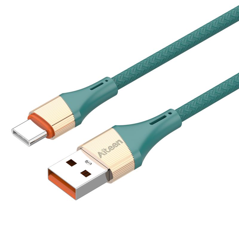 A14-CGN Type-C Data Cable 1m 30W Fast Charging Green Color